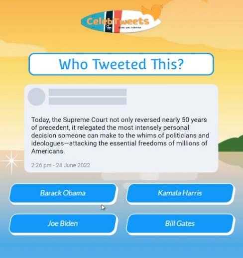 celebtweets screenshot